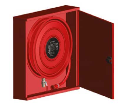 Fire Hose Reel Cabinet - Brandslanghaspel kast - Steel | SAFE