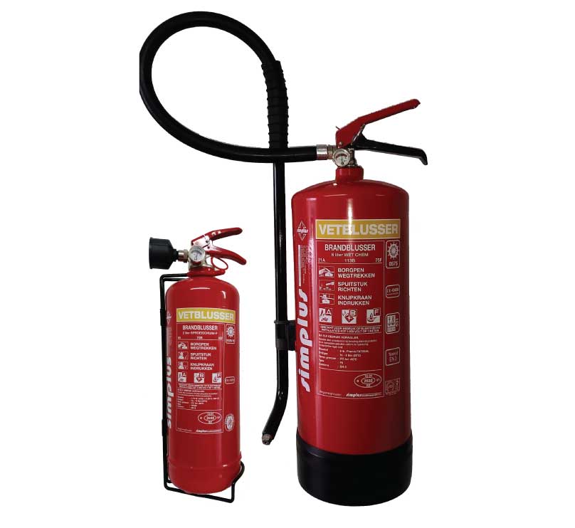 F Class Fire Extinguishers, for Deep Fryer Fires - Frituur Brandblusser | SAFE